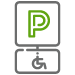 parking sign icon